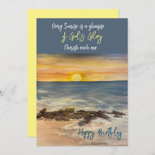 Jetty Birthday Notecard Tack Kort (Fram/baksida)
