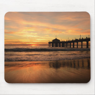 Jetty over Ocean Beach Sunset Musmatta