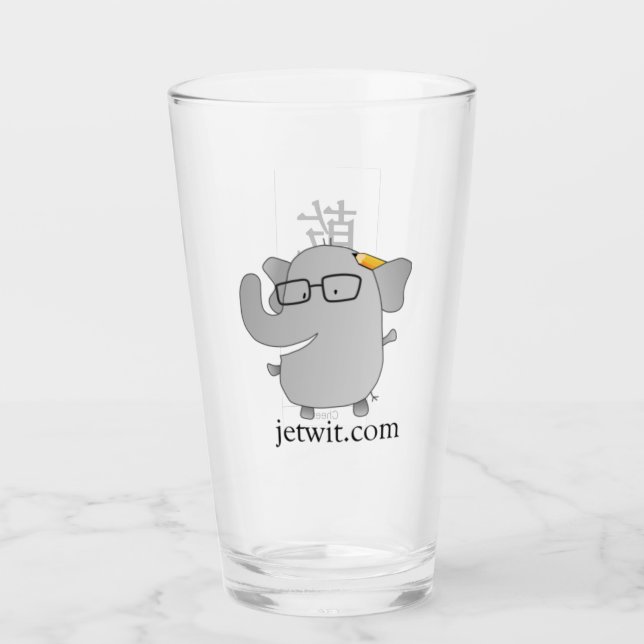 JETwit Kanpai Ölglas Glaskopp (Framsida)