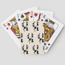 Jeu de Cartes  "Abstrait Dual Face" Casinokort