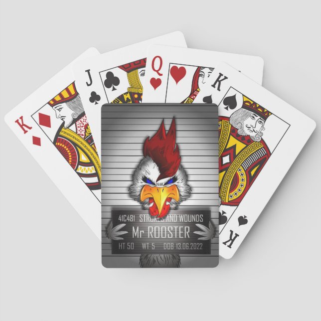Jeu De Cartes Mr Rooster Casinokort (Baksidan)