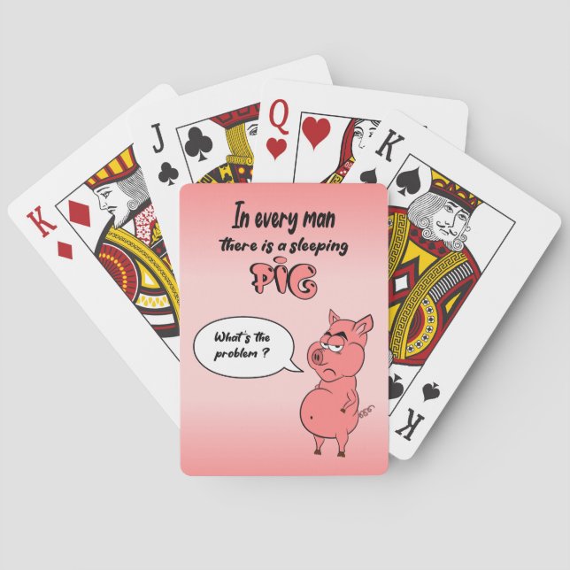 Jeu De Cartes Ronchon le cochon Casinokort (Baksidan)