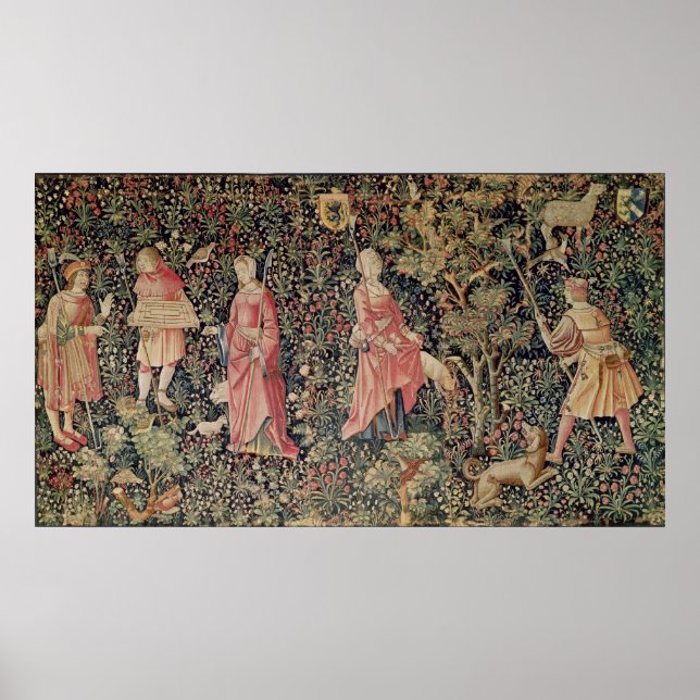 Jeu de Marelle et Cueillette de Fruits' Poster (Framsidan)