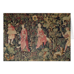 Jeu de Marelle et Cueillette de Frukt Hälsningskort