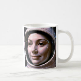 Jeune fille astronaute kaffemugg