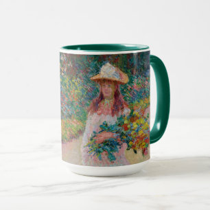 Jeune fille dans le jardin de Giverny, 1888 Mugg