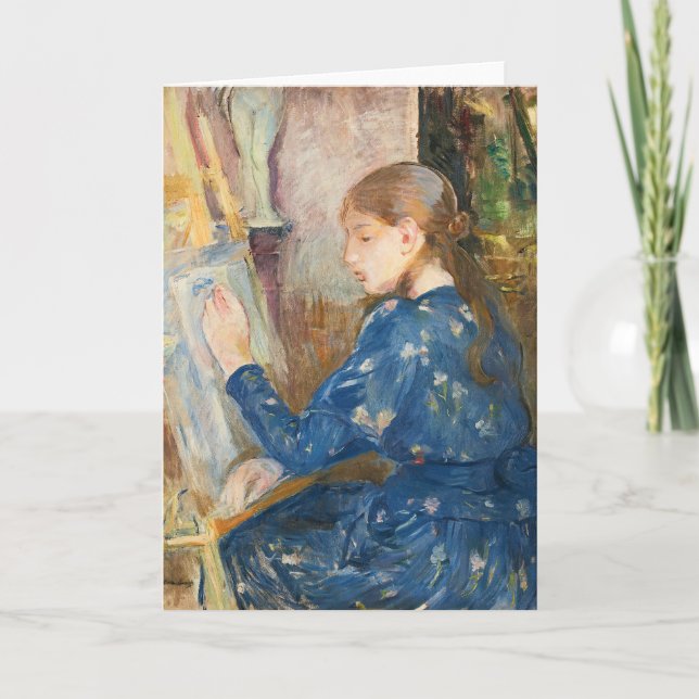 Jeune Fille Écrivant | Berthe Morisot Kort (Framsida)