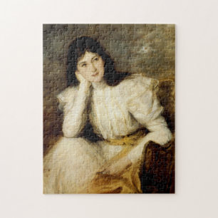Jeune Fille Reveuse, Porträtt de Berthi Capel Pussel