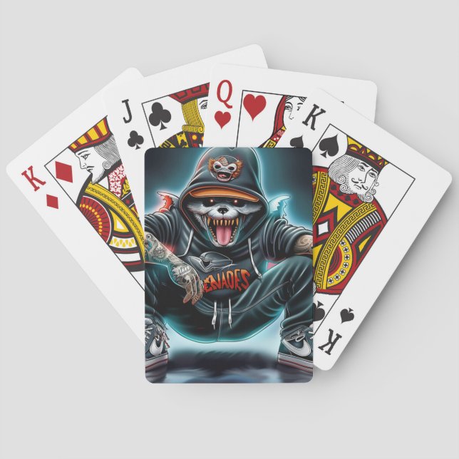 Jeux de carte Rap Série 1-4 Casinokort (Baksidan)