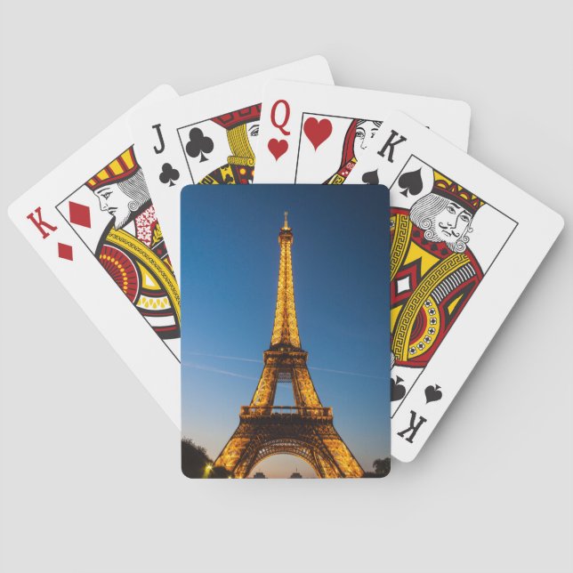 Jeux de cartes Paris - Tour Eiffel #1 Casinokort (Baksidan)