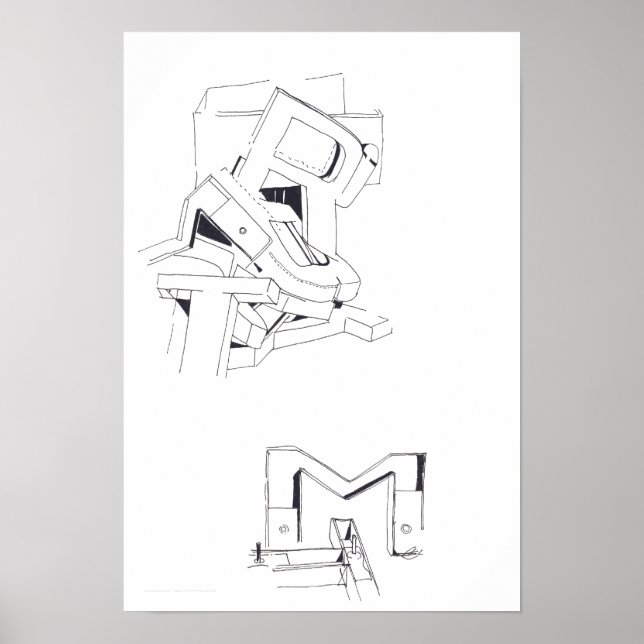 Jeux de Construction Byggnad Games Teckning 1 P Poster (Framsidan)