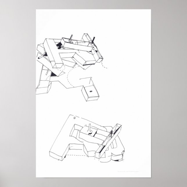 Jeux de Construction Byggnad Games Teckning 6 P Poster (Framsidan)