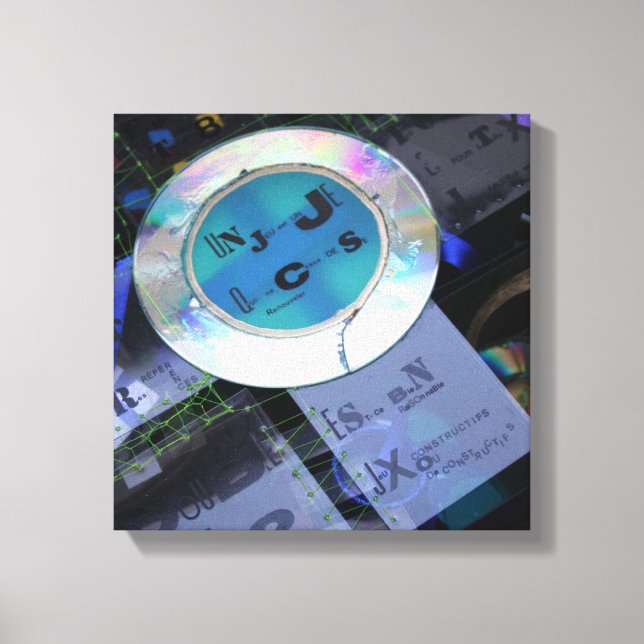 Jeux de Construction Byggnad spel Del II C Canvastryck (Framsida)