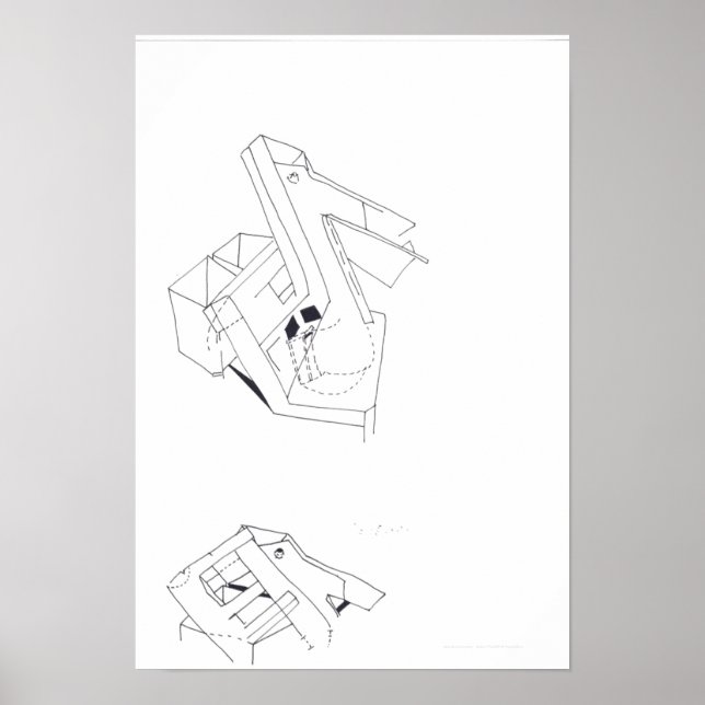 Jeux de Construction Byggnaderna Games Teckning 4  Poster (Framsidan)