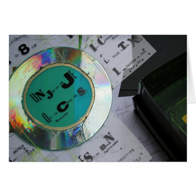 Jeux de Construction Del II, detalj 2 Hälsningskort (Framsidan Horizontal)