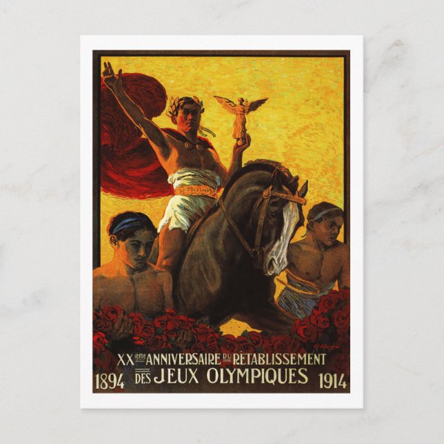 Jeux Olympic Vykort (Framsida)