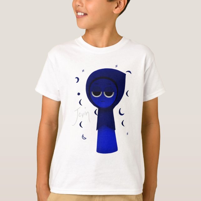 Jevin i Sprunki 3D T Shirt (Framsida)