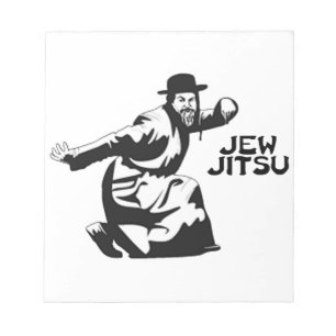 Jew Jitsu Anteckningsblock Judiska Pub Mitzvah-g