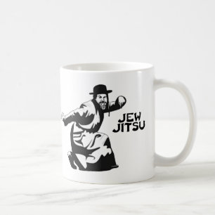 Jew Jitsu Coffee Mugg Judiska Pub Mitzvah-gåvor