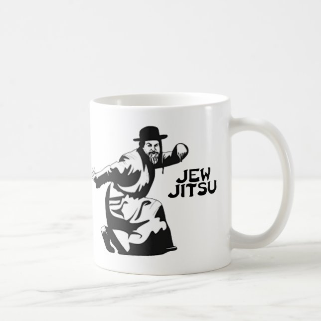 Jew Jitsu Coffee Mugg | Judiska Pub Mitzvah-gåvor (Höger)