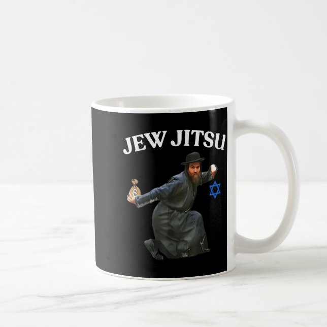 Jew Jitsu Design Kaffemugg (Höger)