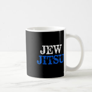 Jew Jitsu Funny Jewish Karate Helgdag Pun Kaffemugg