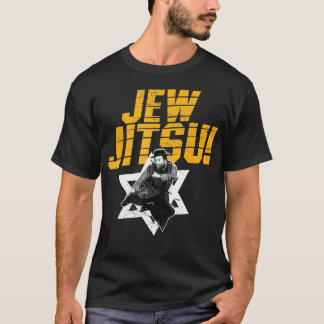 Jew Jitsu Funny Jewish Martial Arts Rabbi Jiu Jits T Shirt