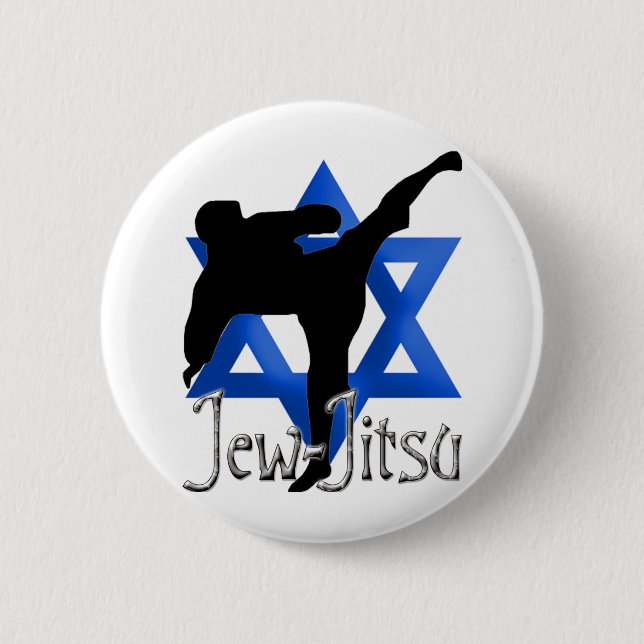 Jew Jitsu Knapp (Framsida)