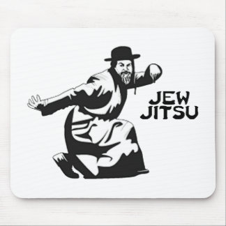 Jew Jitsu Mouse Pad | Judiska Pub Mitzvah-gåvor Musmatta
