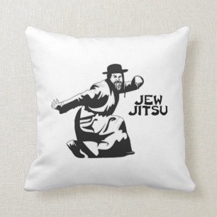 Jew Jitsu Pillow Judiska Pub Mitzvah-gåvor Kudde