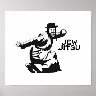 Jew Jitsu Poster | Judiska Pub Mitzvah-gåvor
