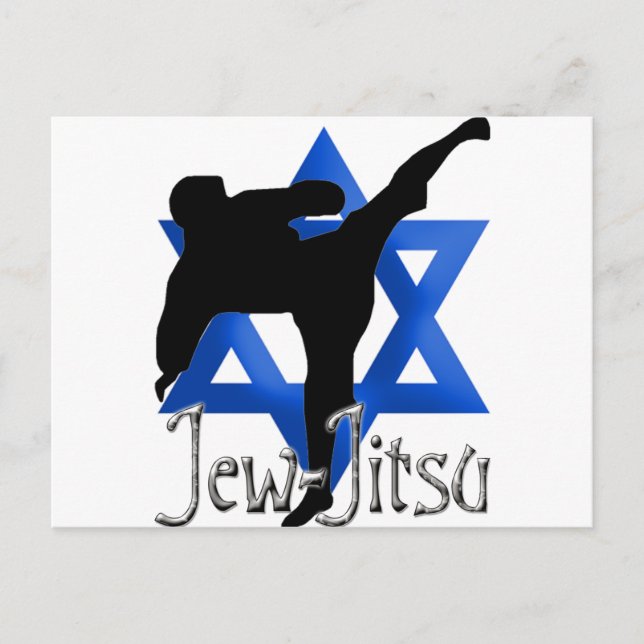 Jew Jitsu Vykort (Framsida)