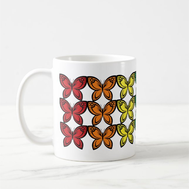 Jewel Butterflies Coffee Mugg (Vänster)