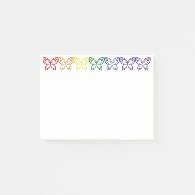 Jewel Butterflies disline Post-it Notes Block (Framsida)