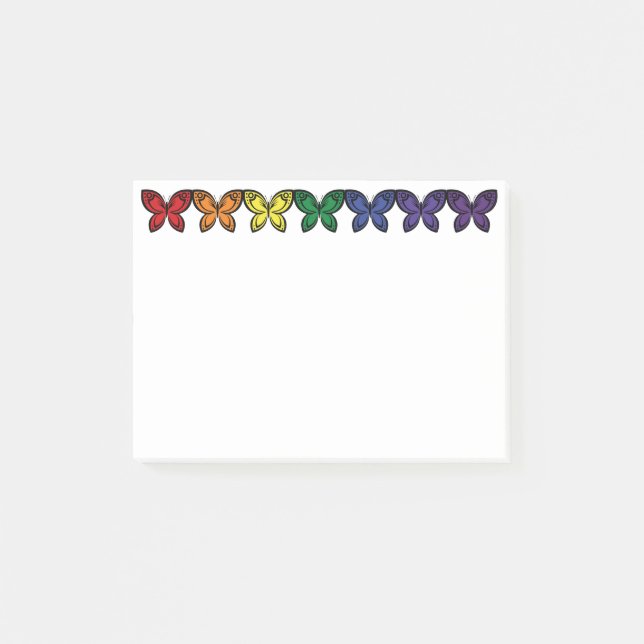 Jewel Butterflies Post-it Block (Framsida)