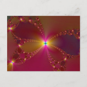 Jewel Butterfly Postcard Vykort