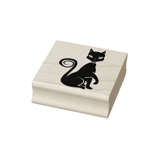 jewel cat art frimärke stämpel (Stämpel)
