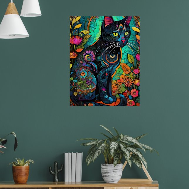 Jewel Cat Poster (Vardagsrum 1)