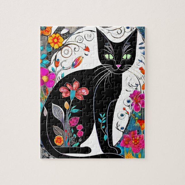Jewel Cat Pussel (Vertikal)