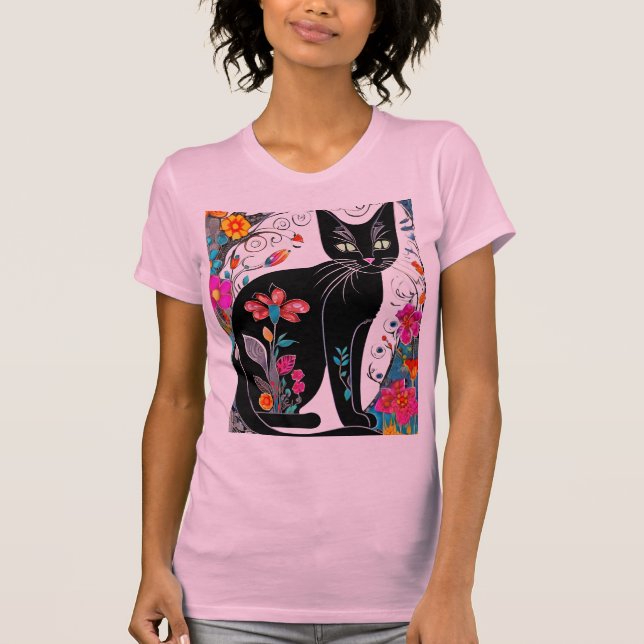 Jewel Cat T Shirt (Framsida)