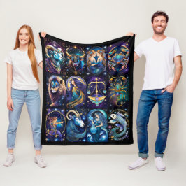 Jewel Galaxy Zodiac Fleecefilt