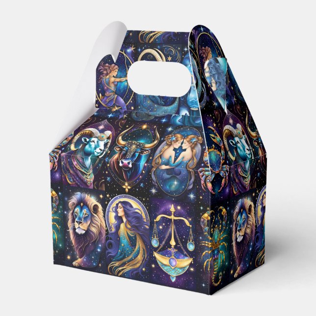 Jewel Galaxy Zodiac Gable Presentaskar (Framsidan Sidan)