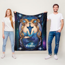 Jewel Galaxy Zodiac Gemini Fleecefilt