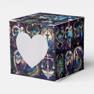 Jewel Galaxy Zodiac Heart Presentaskar