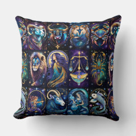 Jewel Galaxy Zodiac Kudde