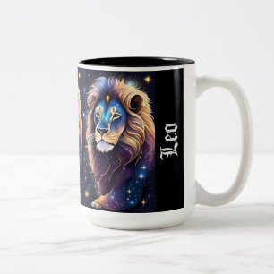 Jewel Galaxy Zodiac Leo Två-Tonad Mugg