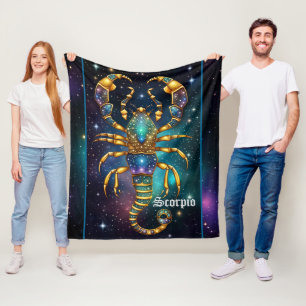 Jewel Galaxy Zodiac Scorpio Fleecefilt
