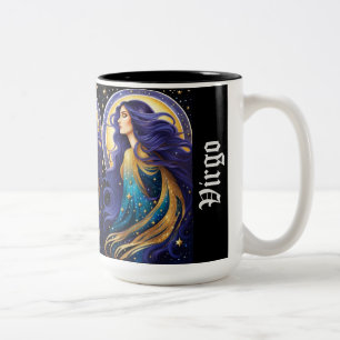 Jewel Galaxy Zodiac Våg Två-Tonad Mugg