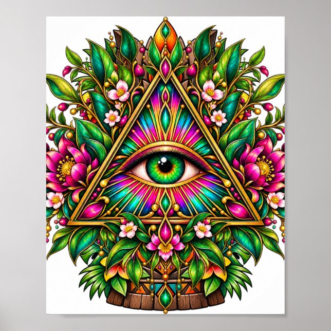 Jewel Garden Eye Affisch (Framsidan)