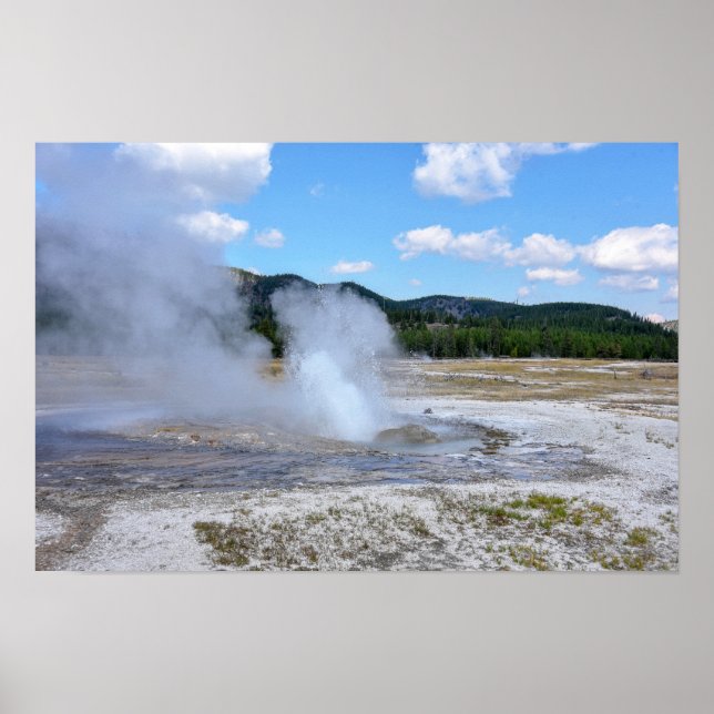 Jewel Geyser, Yellowstone National Park Poster (Framsidan)